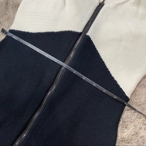 NWT Trina Turk Black & Crème Mini Dress - Picture 5 of 6